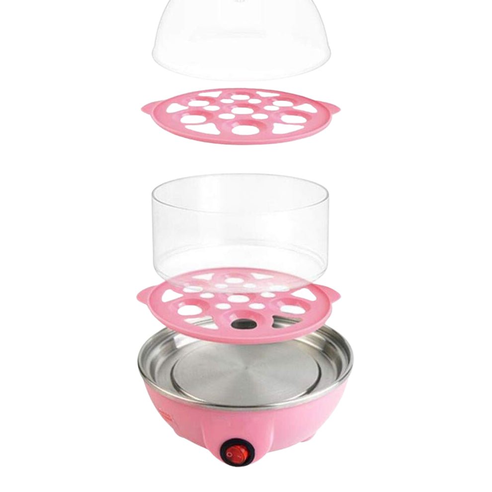 005_8c2de21a-9d03-49c4-9015-52802fbc9a6c.jpg Electric Egg Boiler 7 Eggs Capacity | 2 Layer Automatic Egg Cooker with Auto Shut-Off | Egg Boiler, Poacher & Food Steamer | Fast Cooking Breakfast Maker for Home Kitchen - Image 1