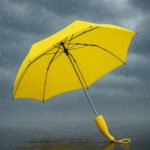 Banana Shaped Foldable Umbrella with Case | UV Protection Sun & Rain Umbrella | Windproof Mini Travel Umbrella for Women & Girls | Compact Portable Folding Umbrella - Image 3