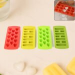 Plastic Ice Cube Tray Set 4 Pieces | BPA Free Flexible Ice Moulds with Heart & Stick Shapes | Reusable Food Grade Ice Cube Maker for Freezer, Chocolate, Jelly & Baby Food - Image 2