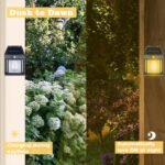 Solar Wall Lamp with Motion Sensor | Outdoor Waterproof LED Security Light | 1800mAh Solar Powered Wireless Wall Light with 3 Lighting Modes | Dusk to Dawn Garden, Patio, Porch & Pathway Lamp | Black - Image 4