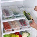 Freezer Storage Containers Set of 6 (1500ML Each) with Drain Tray | Airtight Food Storage Boxes for Fruits, Vegetables & Leftovers | Stackable Fridge Organizer Containers | BPA Free Plastic - Image 6