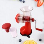Manual Fruit & Vegetable Juicer with Strong Suction Base | Portable Hand Press Juicer for Orange, Pomegranate, Sweet Lime, Grapes & Vegetables | Easy Clean Kitchen Juicer - Image 3