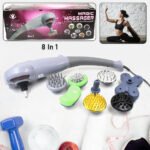 8-in-1 Electric Full Body Massager | Handheld Deep Tissue Massager with 8 Interchangeable Heads | Adjustable Speed Vibration Massage Machine for Neck, Back, Shoulders, Legs & Feet - Image 8