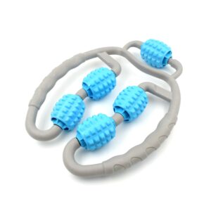 Muscle Massage Roller -5-Wheel Fitness Roller for Soreness Relief Muscle Relaxation (1 Pc)
