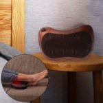 Professional Massage Pillow with Heat | Shiatsu Neck & Back Massager with 4 Rotating Rollers | Deep Tissue Electric Massage Cushion for Neck, Shoulder, Back, Waist & Legs | Home & Car Use | Black - Image 3