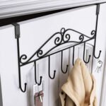 Indo Glow Over Door Hanger Rack with 7 Hooks | Heavy Duty Metal Door Hanging Organizer | Space Saving Coat, Towel, Bag & Clothes Holder for Bedroom, Bathroom, Kitchen & Entryway - Image 4