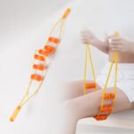 Back Massage Roller Rope | Manual Full Body Massage Roller with 6-Row Rollers | Muscle Relaxation & Pain Relief Tool for Back, Neck, Shoulders, Waist & Legs | Portable Self Massage Equipment - Image 4