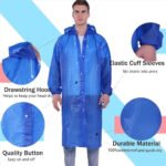 Portable EVA Raincoat for Men, Women & Kids | Reusable Waterproof Rain Poncho | Lightweight Foldable Travel Rainwear | Unisex Emergency Raincoat for Travel, Hiking, School & Outdoor Activities - Image 7