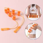 Back Massage Roller Rope | Manual Full Body Massage Roller with 6-Row Rollers | Muscle Relaxation & Pain Relief Tool for Back, Neck, Shoulders, Waist & Legs | Portable Self Massage Equipment - Image 5