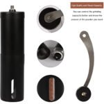Manual Coffee Grinder with Adjustable Ceramic Burr | Stainless Steel Hand Coffee Bean Grinder | Portable Hand Crank Coffee Mill for Espresso, French Press, Pour Over & Travel Brewing - Image 2