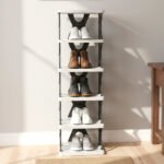6 Layer Shoe Rack Stand for Home | Multi-Tier Footwear Organizer | Space Saving Shoe Storage Shelf for Shoes, Slippers & Sandals | Rectangle Shoe Stand for Entryway, Bedroom & Wardrobe - Image 4
