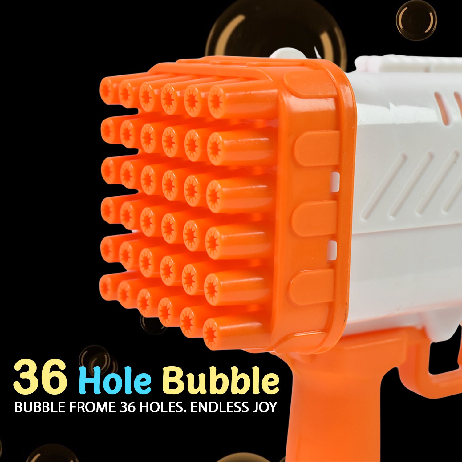 32-Hole Rechargeable Bubble Gun Toy Powerful, Big Bubble Machine for Child, Fun Continuous Blowing (1 Set)