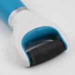 Electric Foot Callus Remover | Rechargeable Pedicure Tool with 360? Rotating Coarse Roller | Waterproof Foot File for Dry Skin, Cracked Heels & Dead Skin Removal | USB Powered | White & Blue - Image 4