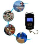 Digital Hanging Weighing Scale 50Kg Capacity | Portable Electronic Luggage Weight Machine with LCD Backlight Display | Tare Function | Data Lock | Kg/Lb/Oz Units | Travel & Household Use - Image 3