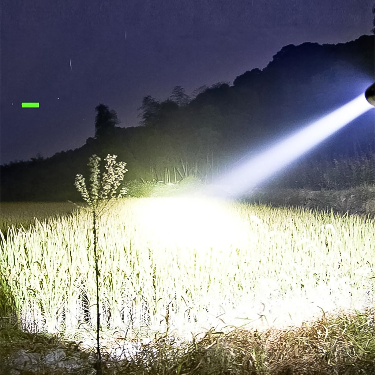 USB Chargeable Mini LED Flashlight Torch Light (1 Pc)