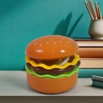 Burger LED Night Lamp for Kids | USB Rechargeable Foldable Desk Lamp with Adjustable Brightness | 360? Flexible Gooseneck Study Light | Portable Reading Lamp for Bedroom, Study Table & Nursery - Image 5