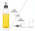 1L Oil Dispenser Bottle for Kitchen | Clear Plastic Oil Pourer with Drip-Free Spout & Controlled Flow Lid | 1000ml Oil Container for Olive Oil, Cooking Oil, Vinegar & Dressings - Image 7