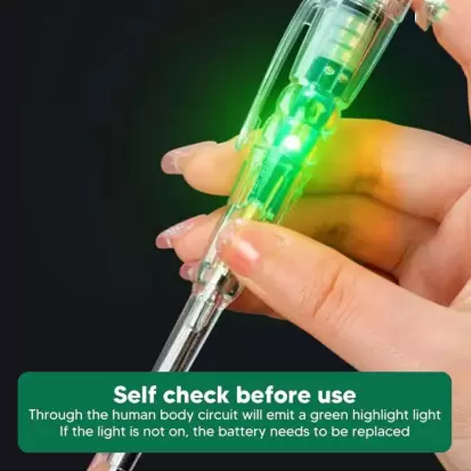 Digital Voltage Tester Pen (1 Pc) ?Non-Contact AC Voltage Detector & Safe Tester