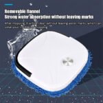 Smart Floor Cleaning Robot Mop | USB Rechargeable Automatic Floor Cleaner | Dry & Wet Mopping Robot with Washable Microfiber Pads | Low Noise Cleaning Machine for Home & Office - Image 3
