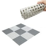 Anti Slip Bath Mat Pack of 6 | Non-Slip Bathroom Safety Mats with Strong Suction Cups | Interlocking Shower Floor Mat Tiles for Bathroom, Toilet & Wet Areas | 28 x 28 cm - Image 4