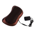 Professional Massage Pillow with Heat | Shiatsu Neck & Back Massager with 4 Rotating Rollers | Deep Tissue Electric Massage Cushion for Neck, Shoulder, Back, Waist & Legs | Home & Car Use | Black