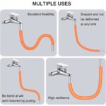 360? Flexible Water Tap Extender for Kitchen & Bathroom Sink | Universal Silicone Faucet Extension with Splash-Proof Aerator | Bendable Water Saving Tap Attachment | Easy Install Faucet Nozzle Adapter - Image 6