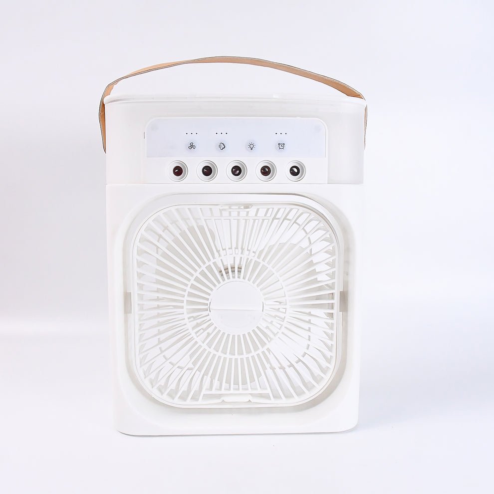 06_788f3ec8-1a85-401d-8c0d-0decb450d2e3.jpg Portable Air Cooler Fan with 7-Color LED Light | USB Personal Air Cooler | Adjustable Wind Speed & 60? Oscillation | Portable Air Cooler for Home, Office & Travel - Image 1