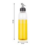 1L Oil Dispenser Bottle for Kitchen | Clear Plastic Oil Pourer with Drip-Free Spout & Controlled Flow Lid | 1000ml Oil Container for Olive Oil, Cooking Oil, Vinegar & Dressings - Image 9