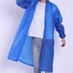 Portable EVA Raincoat for Men, Women & Kids | Reusable Waterproof Rain Poncho | Lightweight Foldable Travel Rainwear | Unisex Emergency Raincoat for Travel, Hiking, School & Outdoor Activities - Image 5