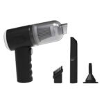 3-in-1 Cordless Mini Car Vacuum Cleaner with Air Blower & Dust Collector | Rechargeable Handheld Vacuum Cleaner for Car, Home, Office & Keyboard Cleaning
