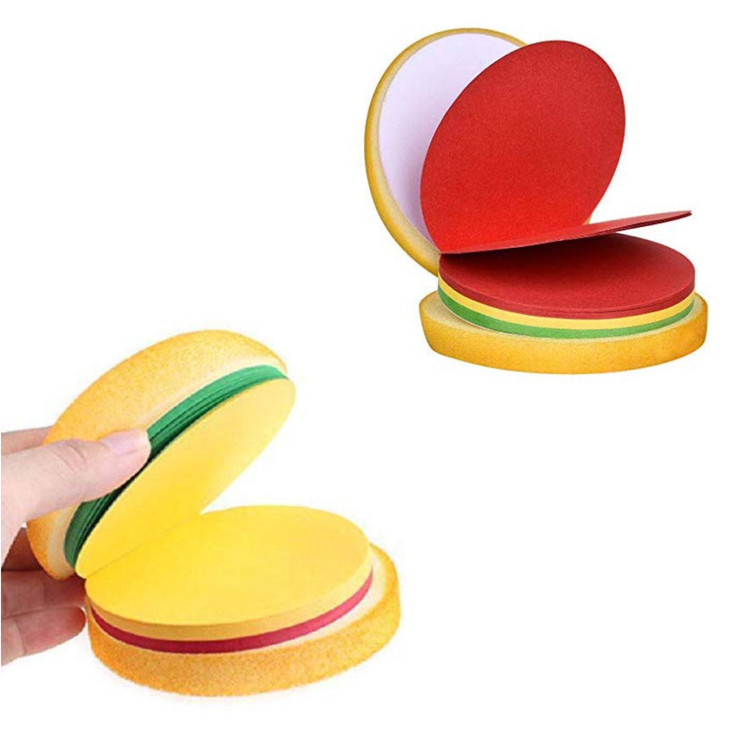 Burger Shaped Note Sticky Notes Memo Notes, Unique Mini Notes (Multicolor)