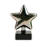 Star Shaped 3D Illusion LED Night Lamp | Multicolor Decorative Table Light | Battery Operated Star Lamp with Rainbow Light Effect | Portable Home D?cor Lamp for Bedroom, Living Room