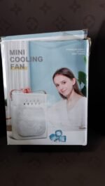 Portable Air Cooler Fan with 7-Color LED Light | USB Personal Air Cooler | Adjustable Wind Speed & 60? Oscillation | Portable Air Cooler for Home, Office & Travel - Image 7