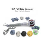 8-in-1 Electric Full Body Massager | Handheld Deep Tissue Massager with 8 Interchangeable Heads | Adjustable Speed Vibration Massage Machine for Neck, Back, Shoulders, Legs & Feet - Image 5