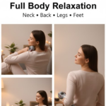8-in-1 Electric Full Body Massager | Handheld Deep Tissue Massager with 8 Interchangeable Heads | Adjustable Speed Vibration Massage Machine for Neck, Back, Shoulders, Legs & Feet - Image 3