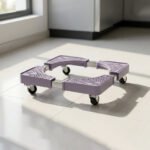 Adjustable Washing Machine Stand with Wheels | Heavy Duty Appliance Trolley Base | Movable Refrigerator Stand with 360? Caster Wheels & Non-Slip Pads | Universal Appliance Roller Stand - Image 3