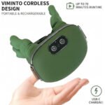 Rechargeable Neck & Shoulder Massager with Heat | Deep Kneading Shiatsu Massage Device | Cordless Muscle Relaxation Massager for Neck, Back, Waist, Legs & Shoulders | Adjustable Strap | Black - Image 7