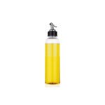 1L Oil Dispenser Bottle for Kitchen | Clear Plastic Oil Pourer with Drip-Free Spout & Controlled Flow Lid | 1000ml Oil Container for Olive Oil, Cooking Oil, Vinegar & Dressings
