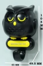 Owl Wall Key Holder | Self-Adhesive Cartoon Hook Organizer - Image 2