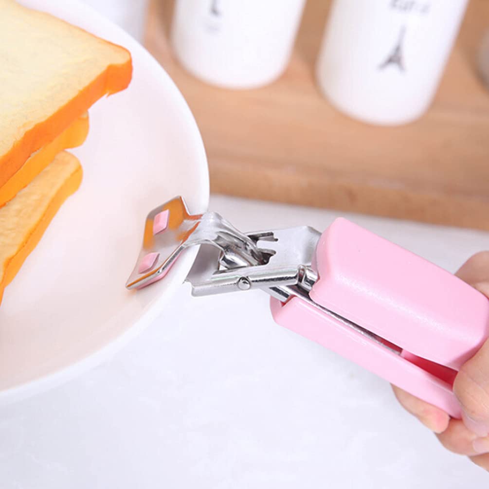 Hot Dish Plate Clip Stainless Steel Plate Tongs Bowl Clips Dish Gripper Clips Hot Plate Bowls Clamp Holder Tong For Home, Kitchen