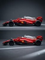F1 Racing Car Die-Cast Model | Pull Back | Red - Image 4