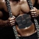 Wireless EMS ABS Stimulator Belt | Abdominal Muscle Toning Device | Portable Fitness Trainer with Electrical Muscle Stimulation | Lightweight Core Training Equipment | Battery Operated - Image 3