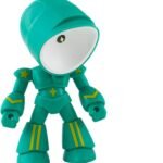 Robot LED Night Lamp for Kids | Mini Warm Table Light | Green