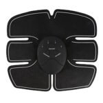 Wireless EMS ABS Stimulator Belt | Abdominal Muscle Toning Device | Portable Fitness Trainer with Electrical Muscle Stimulation | Lightweight Core Training Equipment | Battery Operated