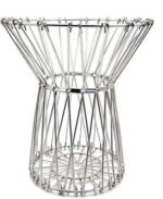 Foldable Stainless Steel Fruit Basket | 8-in-1 Multipurpose Wire Basket for Fruits & Vegetables | Expandable Kitchen Organizer, Rinse Bowl & Hot Pot Stand | Space Saving Storage Basket - Image 3