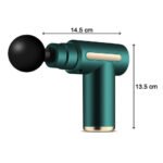 Deep Tissue Massager Gun | Cordless Percussion Body Massager with 4 Massage Heads & 6 Speed Levels | Muscle Recovery Massage Device for Neck, Back, Shoulder, Legs & Full Body | Black - Image 9