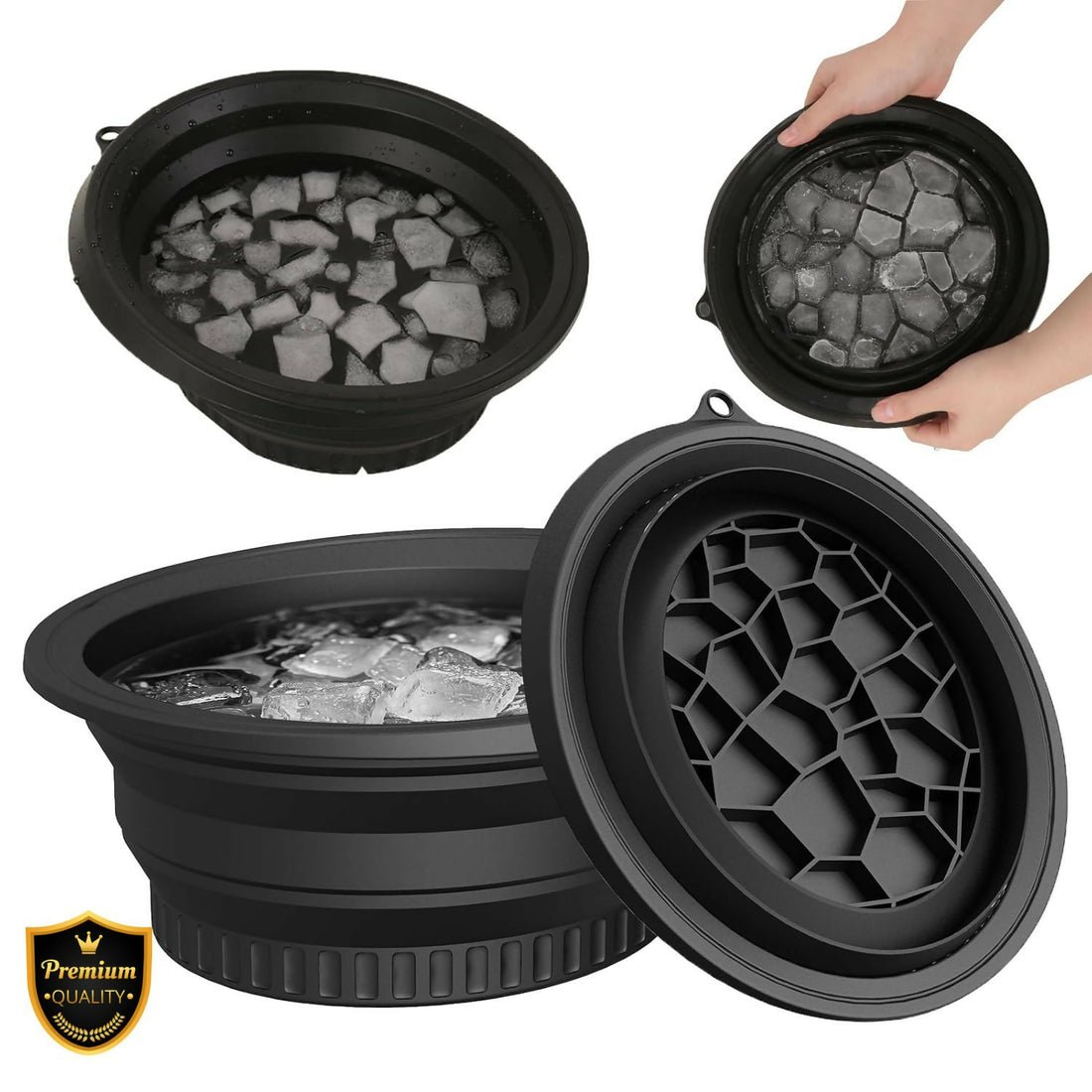 5zWBObpjo4.jpg Silicone Face Ice Bowl for Skincare | BPA-Free Reusable Facial Ice Mold | Food Grade Silicone Ice Cube Bowl for Puffiness Reduction, Pore Tightening & Skin Glow | Multipurpose Ice Maker for Drink - Image 1