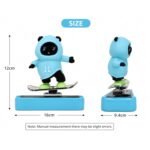 Skateboarding Panda Dashboard Decoration | Ice Blue - Image 3