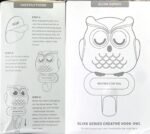 Owl Wall Key Holder | Self-Adhesive Cartoon Hook Organizer - Image 4