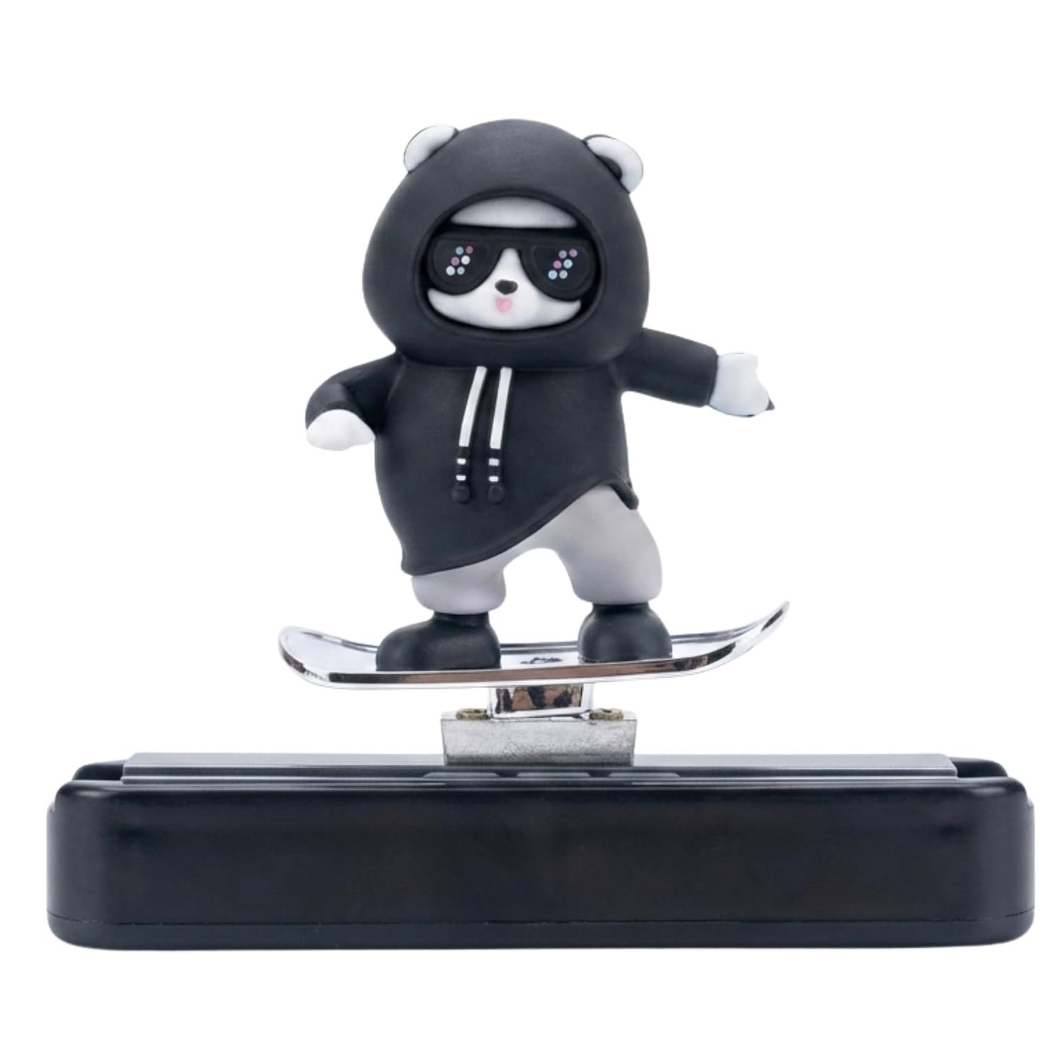 61J1aaetoSL._SL1500_.jpg Skateboarding Panda Dashboard Figurine | PVC - Image 1